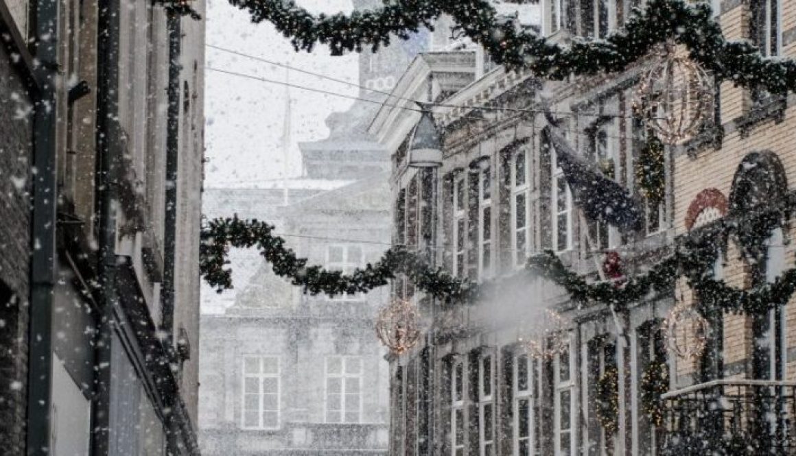 Winter Street scene